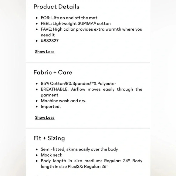 Athleta Outbound Mock Neck Top - Picture 7 of 8